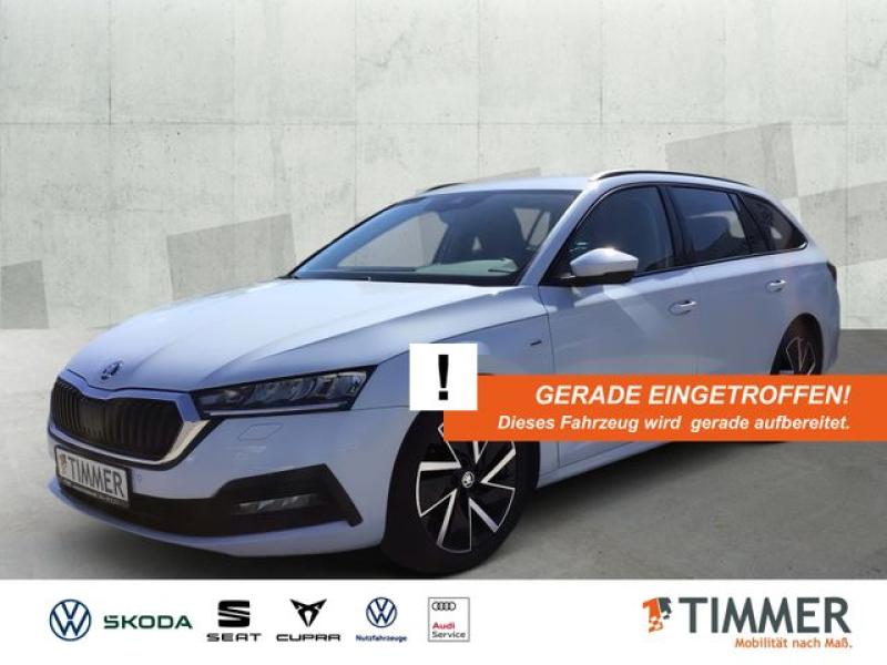 SKODA  Octavia Combi 2.0 TDI DSG CLEVER +AHK +LED +RKAM, Moon-Weiß Perleffekt