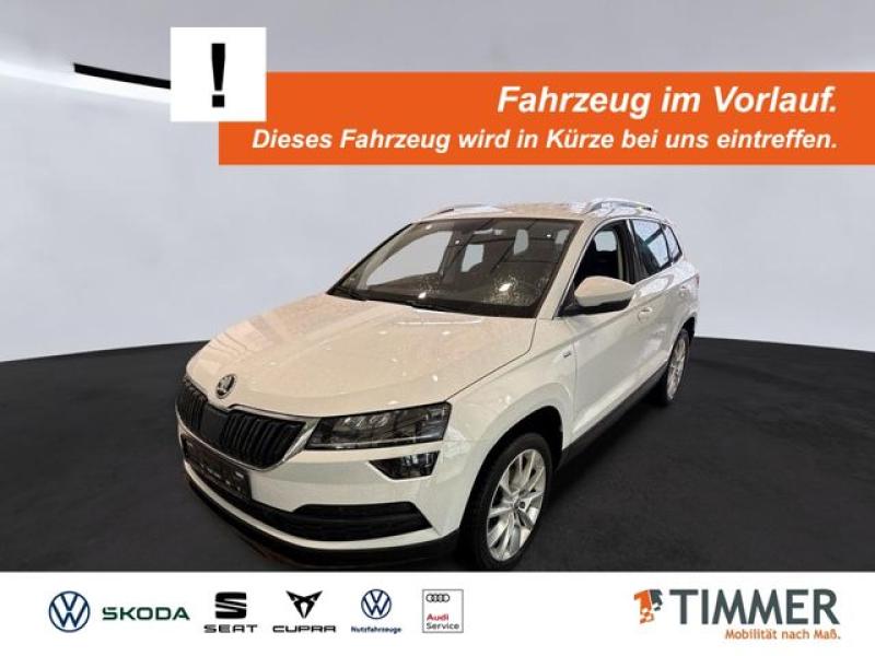 SKODA  Karoq 1.5 TSI DSG CLEVER +AHK +LED +RKAM +VIRTUA, Moon Weiß Perleffekt