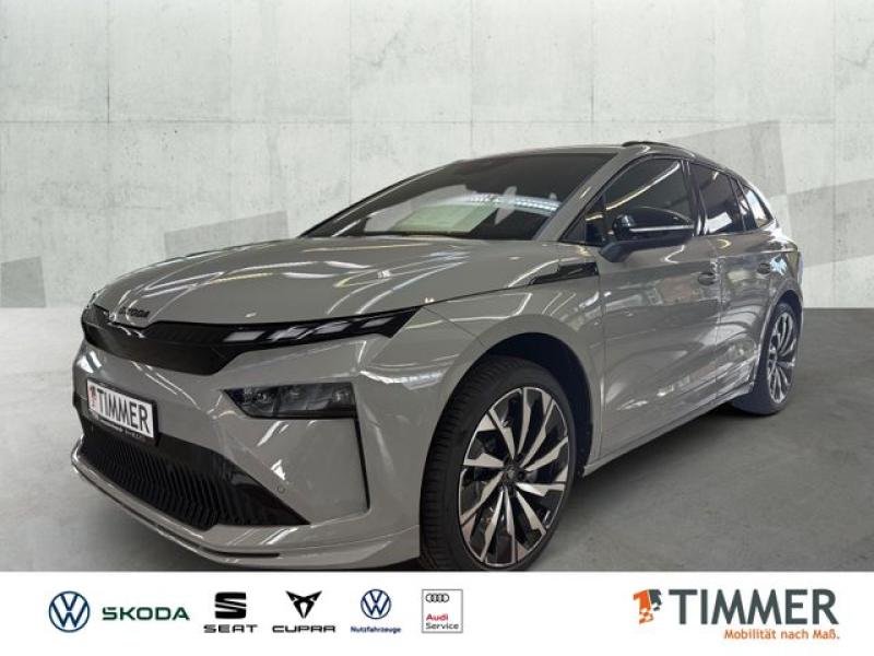 SKODA  Enyaq 85 SPORTLINE +CANTON +360° +MATRIX +ACC +H, Stahl Grau