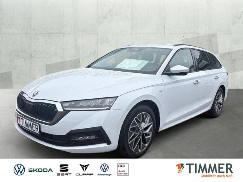 SKODA  Octavia Combi 2.0 TDI DSG TOUR +AHK +LED +CARPLA, Moon Weiß Perleffekt