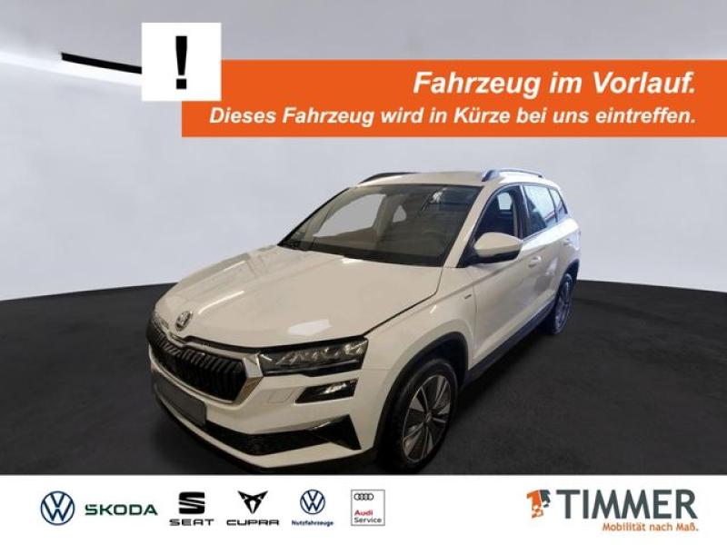 SKODA  Karoq 1.5 TSI DSG TOUR +AHK +LED +VIRTUAL +CARPL, Moon Weiß Perleffekt