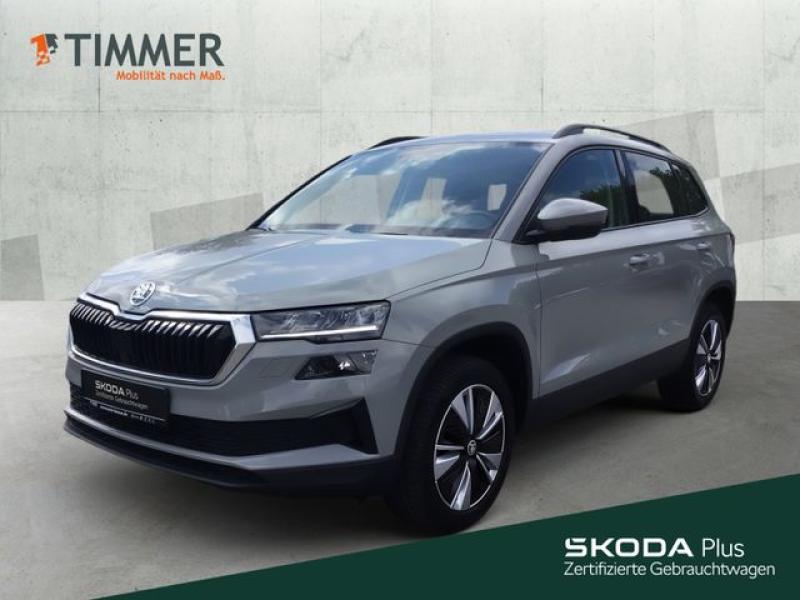 SKODA  Karoq 1.5 TSI DSG +AHK +LED +VIRTUAL +CARPLAY +S, Stahl Grau