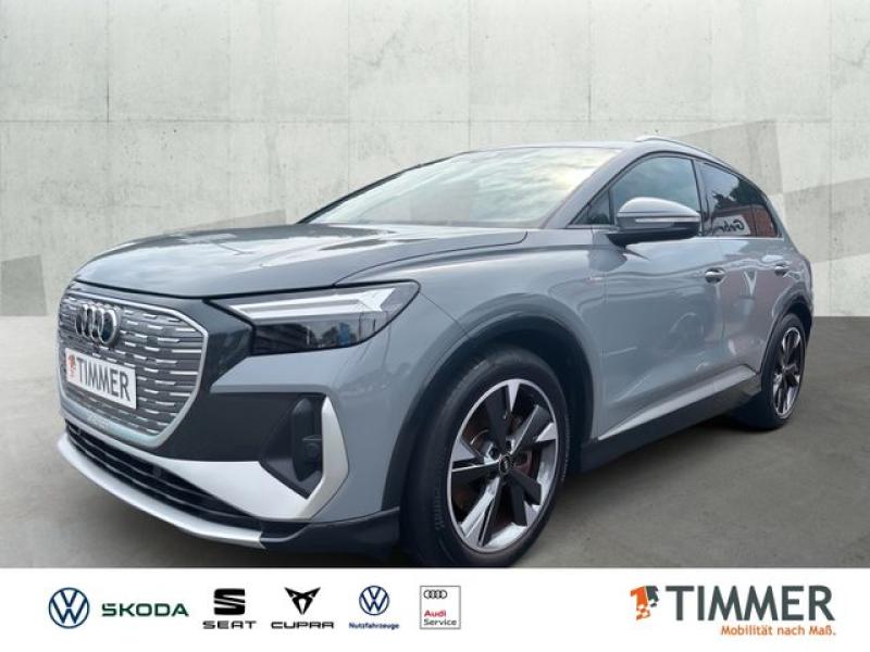 AUDI  Q4 40 e-tron S Line *EXT*INT*82kWh*NAVIPLUS*SOUN, Kieselgrau