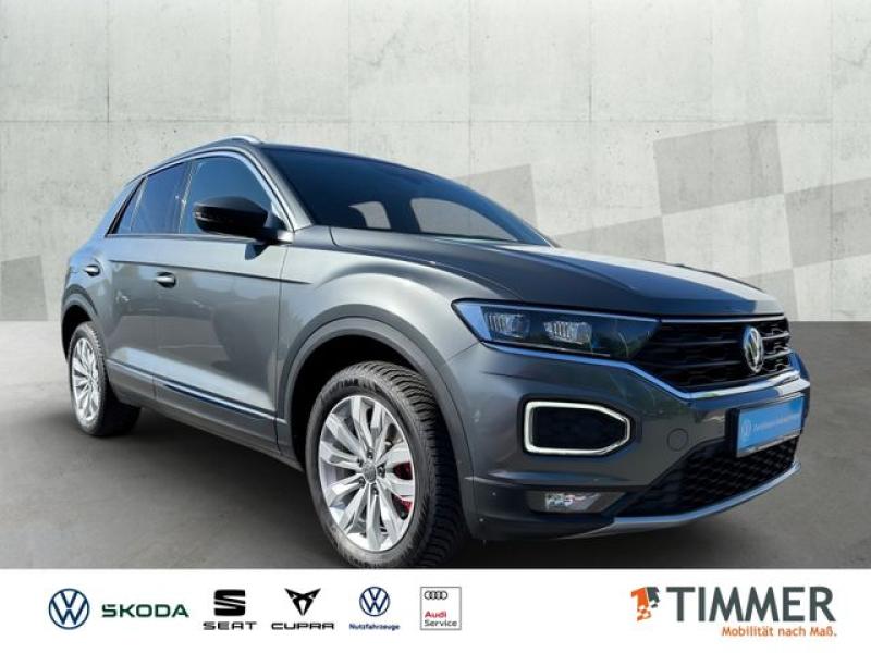 VW  T-Roc 2.0TSI*DSG*4MOTION*AHK*NAVI*PANO*SHZ*LED*K, grau
