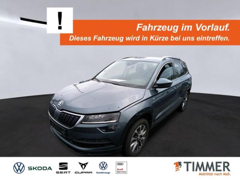 SKODA  Karoq 2.0 TDI DSG 4x4 CLEVER +AHK +LED +ACC +RKA, Quarz Grau Metallic