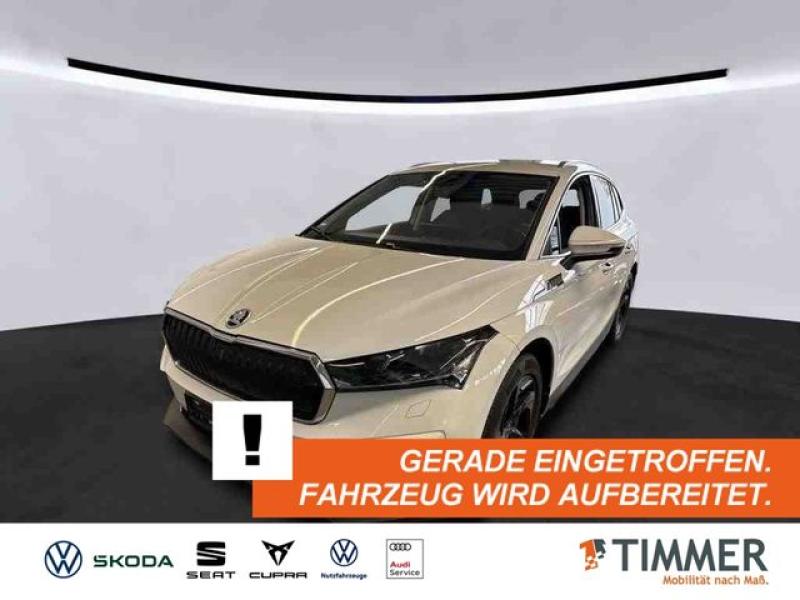 SKODA  Enyaq iV 80x LOFT +AHK +MATRIX +ACC +CARPLAY +RK, Moon Weiß Perleffekt