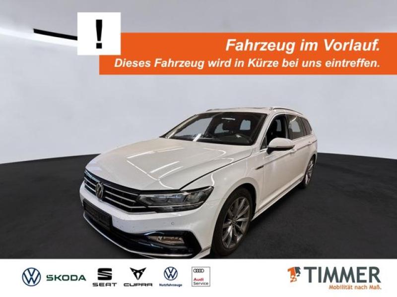 VW  Passat Variant 2.0 TDI DSG R-LINE +PANO +H&K +36, Gletscherweiß Metallic