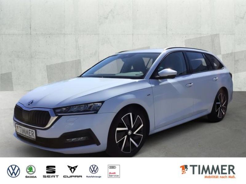 SKODA  Octavia Combi 2.0 TDI DSG CLEVER +AHK +LED +RKAM, Moon-Weiß Perleffekt