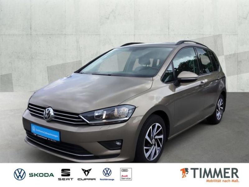 VW  Golf Sportsvan 2.0 TDI DSG SOUND +AHK +NAVI +RFK, pyramide gold metallic