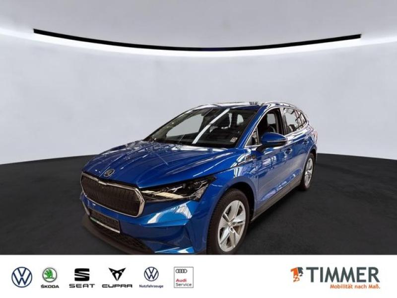 SKODA  Enyaq iV 80 LOUNGE +WÄPU +AHK +MATRIX +ACC +CARP, Race Blau Metallic