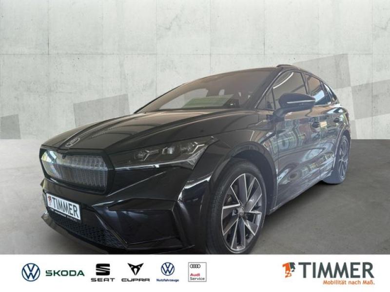 SKODA  Enyaq iV 80 SPORTLINE +WÄPU +AHK +CANTON +MATRIX, Black Magic Perleffekt