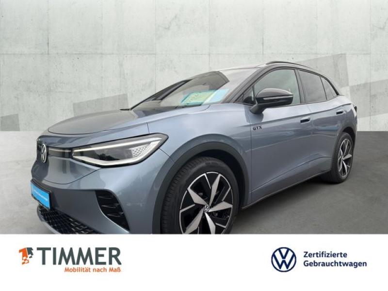 VW  ID.4 GTX 4M 82 kWh +PANO +360° +IQ.LIGHT +ACC +C, Stonewashed Blue Metallic