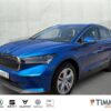 SKODA  Enyaq iV 80 LOUNGE +WÄPU +AHK +MATRIX +ACC +CARP, Race Blau Metallic