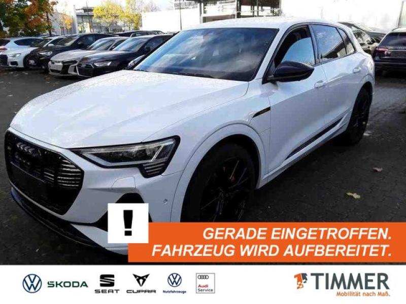 AUDI  e-tron 55 QUATTRO S-LINE BLACK 95 kWh +360° +B&O, Gletscherweiß Metallic