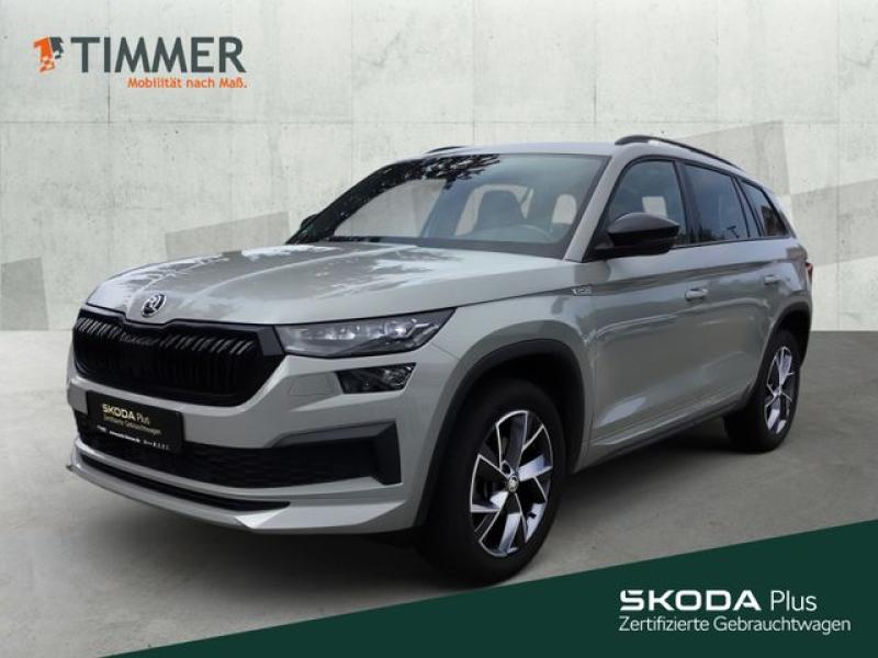 SKODA  Kodiaq 2.0 TDI DSG SPORTLINE +AHK +CANTON +MATRI, Stahl Grau