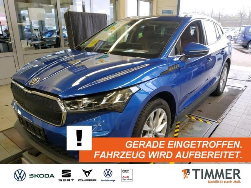 SKODA  Enyaq iV 60 SUITE +WÄPU +AHK +PANO +LED +CARPLAY, Race Blau Metallic