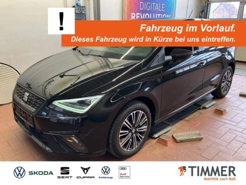 SEAT  Ibiza 1.0 TSI STYLE +LED +ACC +RKAM +CARPLAY +SH, Midnight Schwarz Metallic