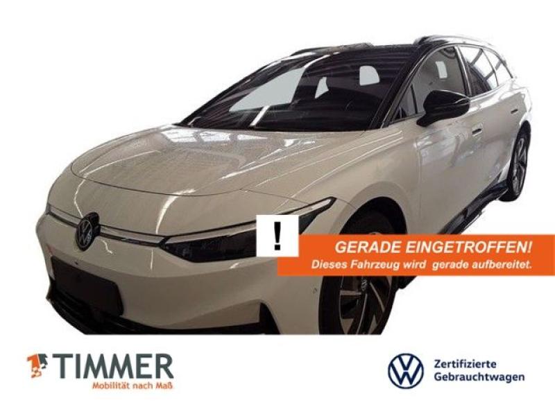VW  ID.7 Tourer PRO 82 kWh BLACK +WÄPU +AHK +H&K +36, Gletscherweiß Metallic