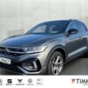 VW  T-Roc 1.5 TSI DSG R-LINE AHK+LED +RKAM +ACC +APP, Indiumgrau Metallic