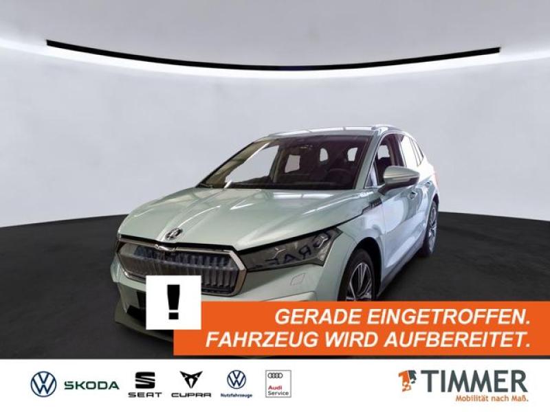 SKODA  Enyaq iV 80x LOFT +WÄPU +AHK +CANTON +MATRIX +AC, Arctic Silber Metallic