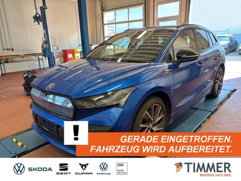 SKODA  Enyaq 80x SPORTLINE +WÄPU +MATRIX +RKAM +NAVI +S, Race Blau Metallic