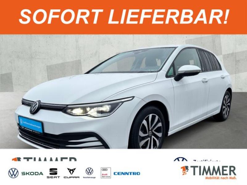 VW  Golf VIII 1.5 TSI ACTIVE +AHK +LED +ACC +RKAM +V, Pure White