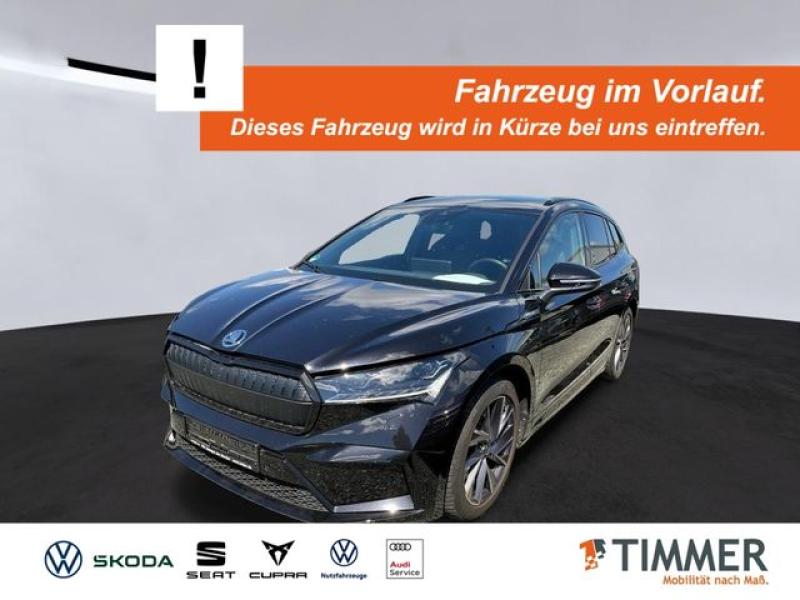 SKODA  Enyaq iV 60 SPORTLINE +MATRIX +ACC +CARPLAY +RKA, Black Magic Perleffekt