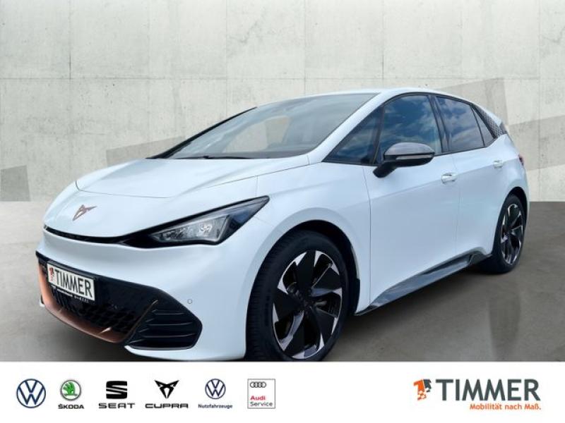 CUPRA  Born 82 kWh e-Boost +WÄPU +LED +ACC +360° +HuD +, Glacial White Metallic