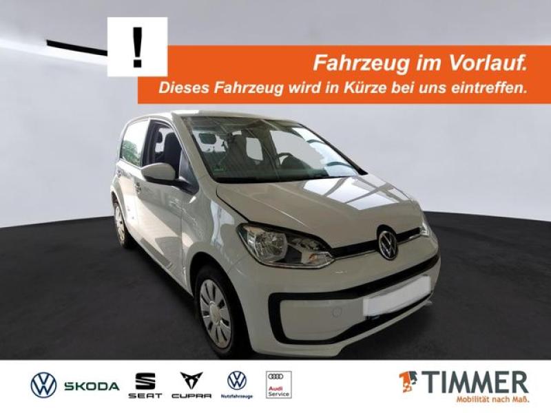 VW  up! 1.0 MOVE ! +4TÜR +RKAM +DAB+ +KLIMA +PDC +, Pure White