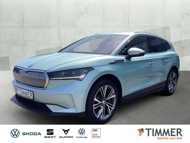 SKODA  Enyaq iV 80x LOFT +WÄPU +AHK +CANTON +MATRIX +AC, Arctic Silber Metallic