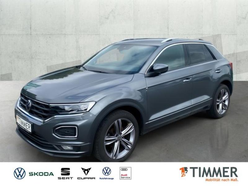 VW  T-Roc 1.5 TSI DSG R-LINE +AHK +LED +ACC +CARPLAY, Indiumgrau Metallic