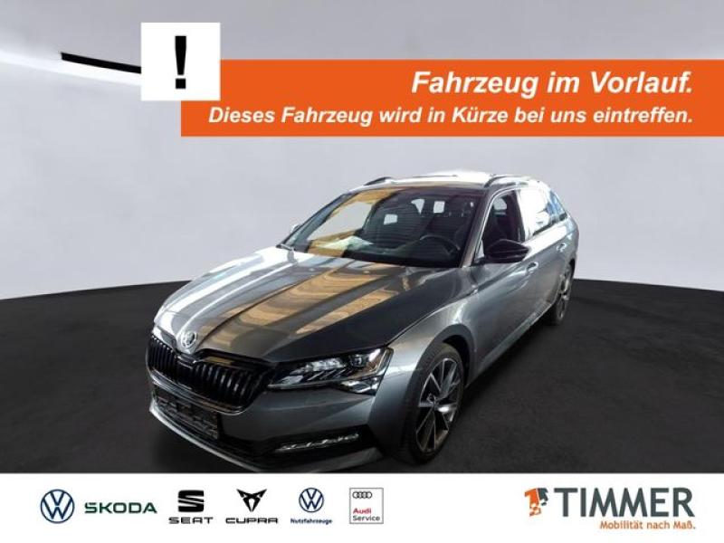SKODA  Superb Combi 2.0 TDI DSG SPORTLINE +AHK +MATRIX, Graphite Grau Metallic