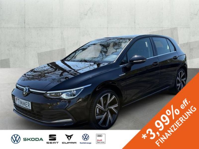 VW  Golf VIII 1.5 eTSI DSG STYLE +AHK +LED +ACC +RKA, Deep Black Perleffekt