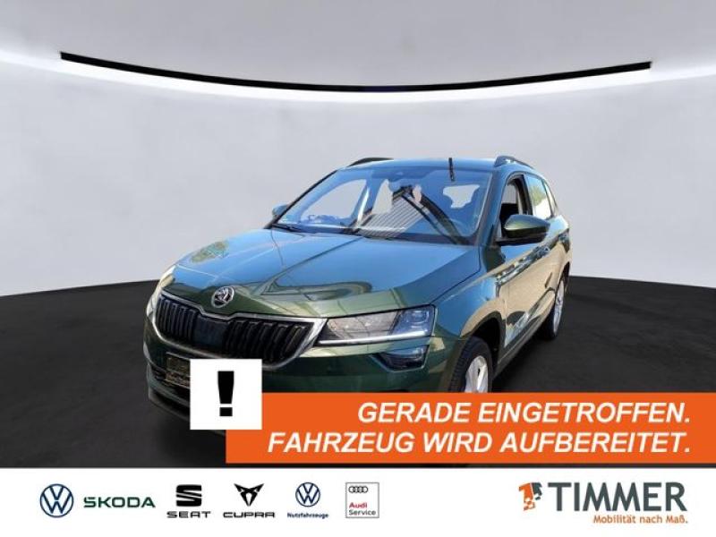 SKODA  Karoq 2.0 TDI DSG STYLE +AHK +LED +ACC +NAVI +SH, Emerald Grün Metallic