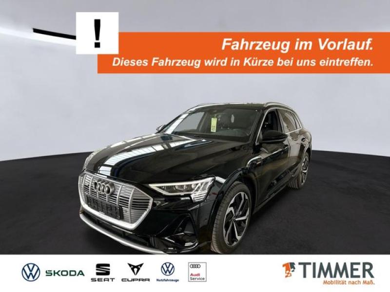 AUDI  e-tron 55 QUATTRO S-LINE +95 kWh +360° +PANO +MA, Mythosschwarz Metallic