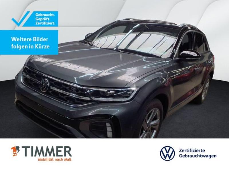 VW  T-Roc 1.5 TSI DSG R-LINE +AHK +LED +ACC +RKAM +V, Indiumgrau Metallic