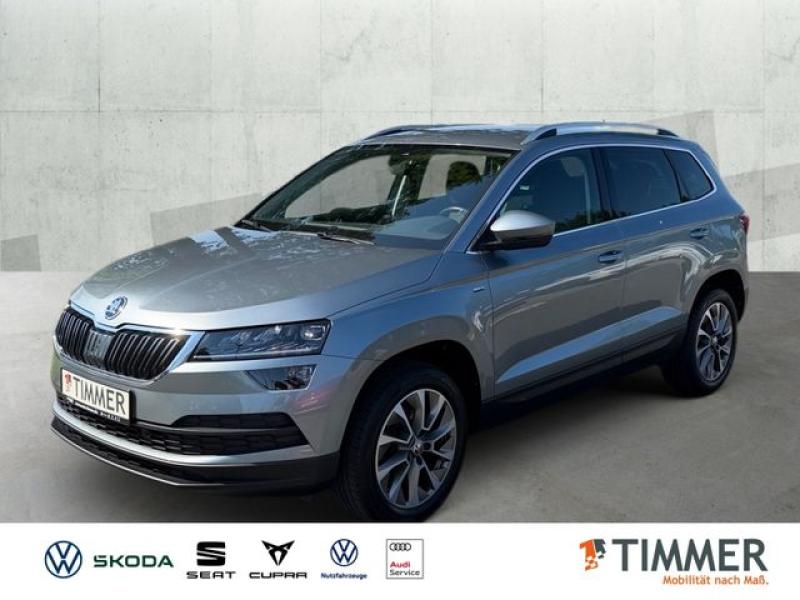 SKODA  Karoq 1.5 TSI DSG CLEVER +AHK +LED +ACC +RKAM +V, Empire Grau Metallic
