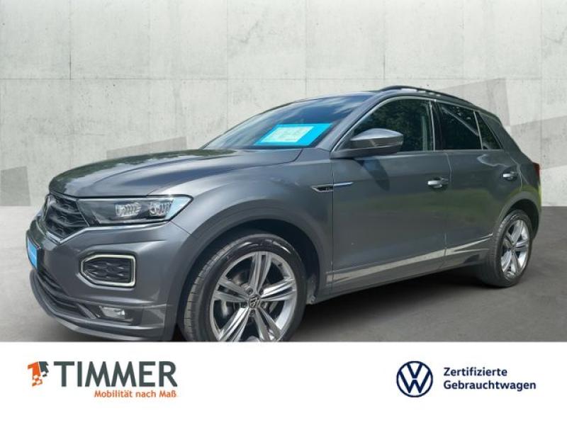 VW  T-Roc 1.5 TSI DSG R-LINE +AHK +LED +ACC +RKAM +V, Indiumgrau Metallic