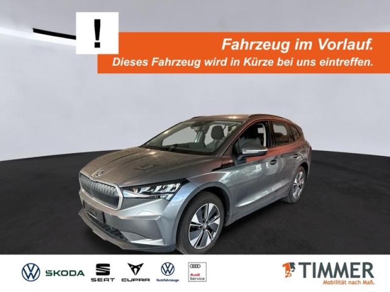 SKODA  Enyaq 60 LOFT +WÄPU +AHK +LED +CARPLAY +RKAM +NA, Graphite Grau Metallic