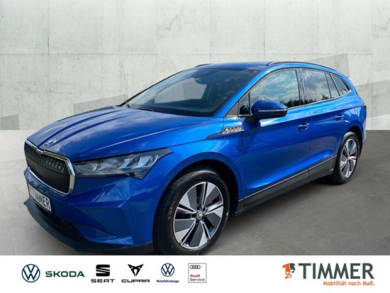 SKODA  Enyaq 60 LOFT +WÄPU +AHK +LED +ACC +CARPLAY +RKA, Race-Blau Metallic