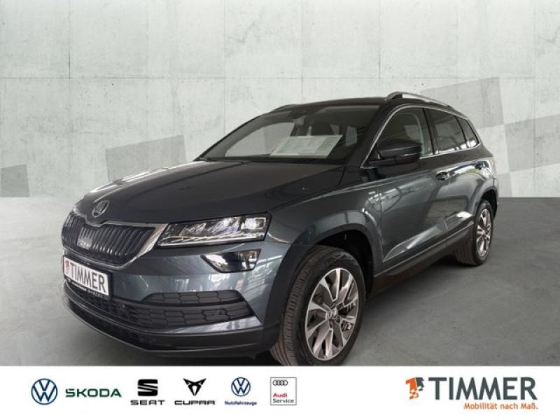 SKODA  Karoq 1.5 TSI DSG CLEVER +AHK +LED +ACC +RKAM +N, Quarz Grau Metallic