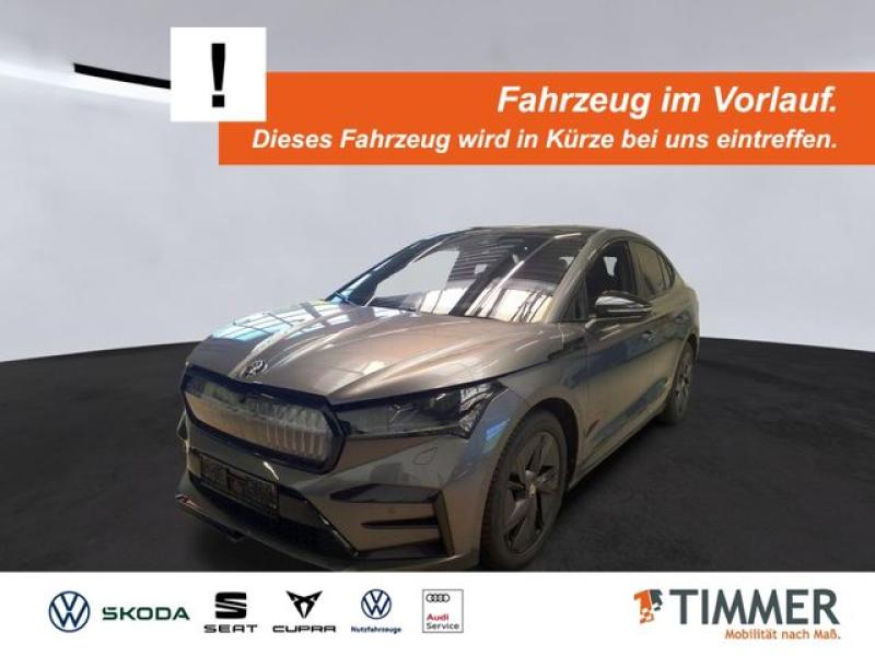 SKODA  Enyaq Coupé iV 80x RS +WÄPU +PANO +CANTON +MATRI, Graphite Grau Metallic