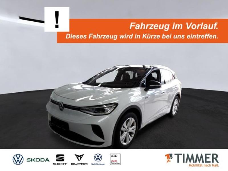 VW  ID.4 GTX 4M +AHK +WÄPU +PANO +RKAM +TRAVEL +, Gletscherweiß Metallic Schwarz