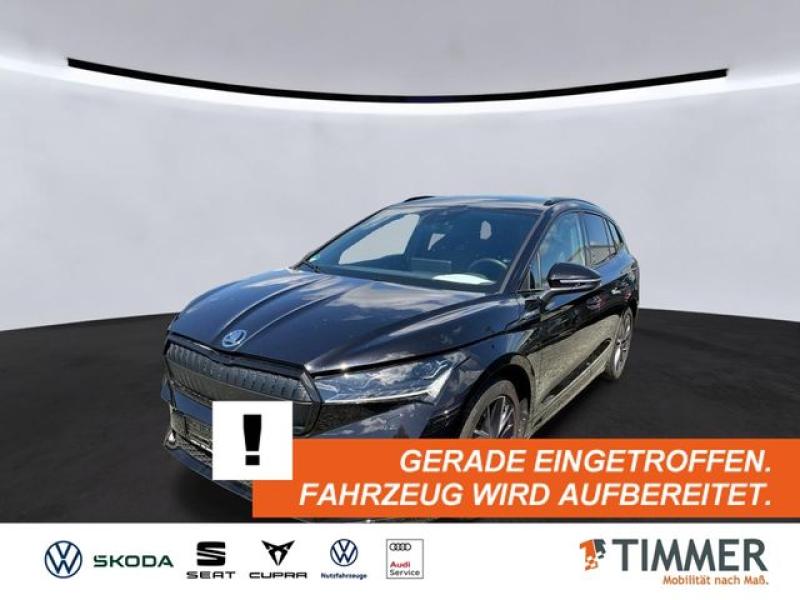 SKODA  Enyaq iV 60 SPORTLINE +MATRIX +ACC +CARPLAY +RKA, Black Magic Perleffekt