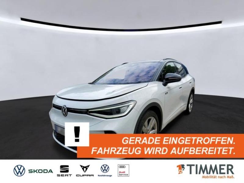 VW  ID.4 GTX 4M 82 kWh +AHK +PANO +360° +IQ.LIGHT +A, Gletscherweiß Metallic