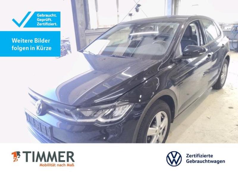 VW  Polo 1.0 LIFE +LED +NAVI +SHZ +ALU +CARPLAY +DAB, Deep Black Perleffekt