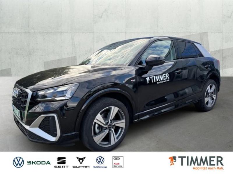 AUDI  Q2 S line 35 TDI S tronic *AHK*MATRIX-LED*NAVI*, Mythosschwarz Metallic