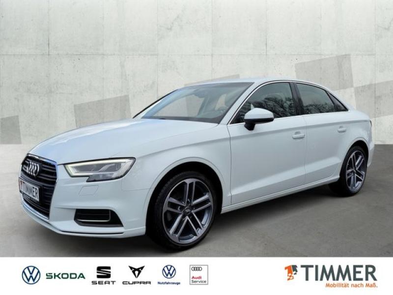 AUDI  A3 Limousine 30 TDI design +LED +PDC +TEMPOMAT +, Gletschweiss Metallic