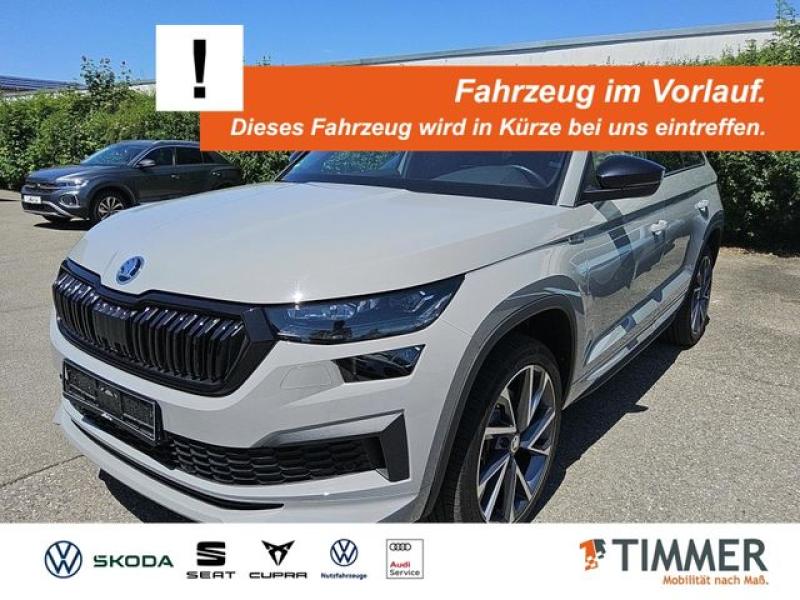 SKODA  Kodiaq 2.0 TDI DSG 4x4 SPORTLINE +AHK +MATRIX +A, Stahl Grau