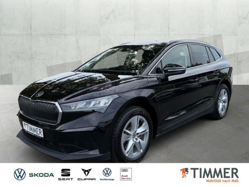 SKODA  Enyaq iV 80 LOFT +WÄPU +AHK +LED +RKAM +NAVI +SH, Black Magic Perleffekt